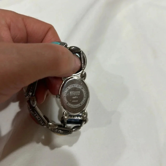 Vintage Ecclissi Sterling Multi-stone watch - Picture 7 of 7